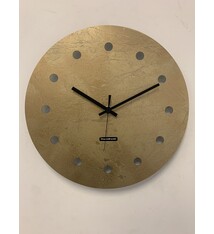 MOSACLOCK GOLD LABEL 40 LABEL Wandklok Modern Industrieel Design GOUD