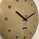MOSACLOCK GOLD LABEL 40 LABEL Wandklok Modern Industrieel Design GOUD
