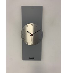 Wandklok Merida MODERN DESIGN zilver & grijs