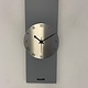 Wandklok Merida MODERN DESIGN zilver & grijs