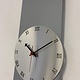 Wandklok Merida MODERN DESIGN zilver & grijs