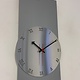 Wandklok Merida MODERN DESIGN zilver & grijs