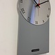 Wandklok Merida MODERN DESIGN zilver & grijs