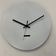 MOSACLOCK WHITE LABEL 34 LABEL Wandklok Modern Industrieel Design WIT