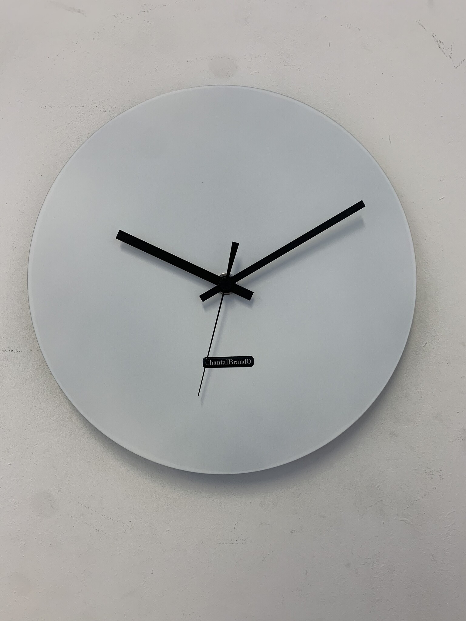 MOSACLOCK WHITE LABEL 34 LABEL Wandklok Modern Industrieel Design WIT