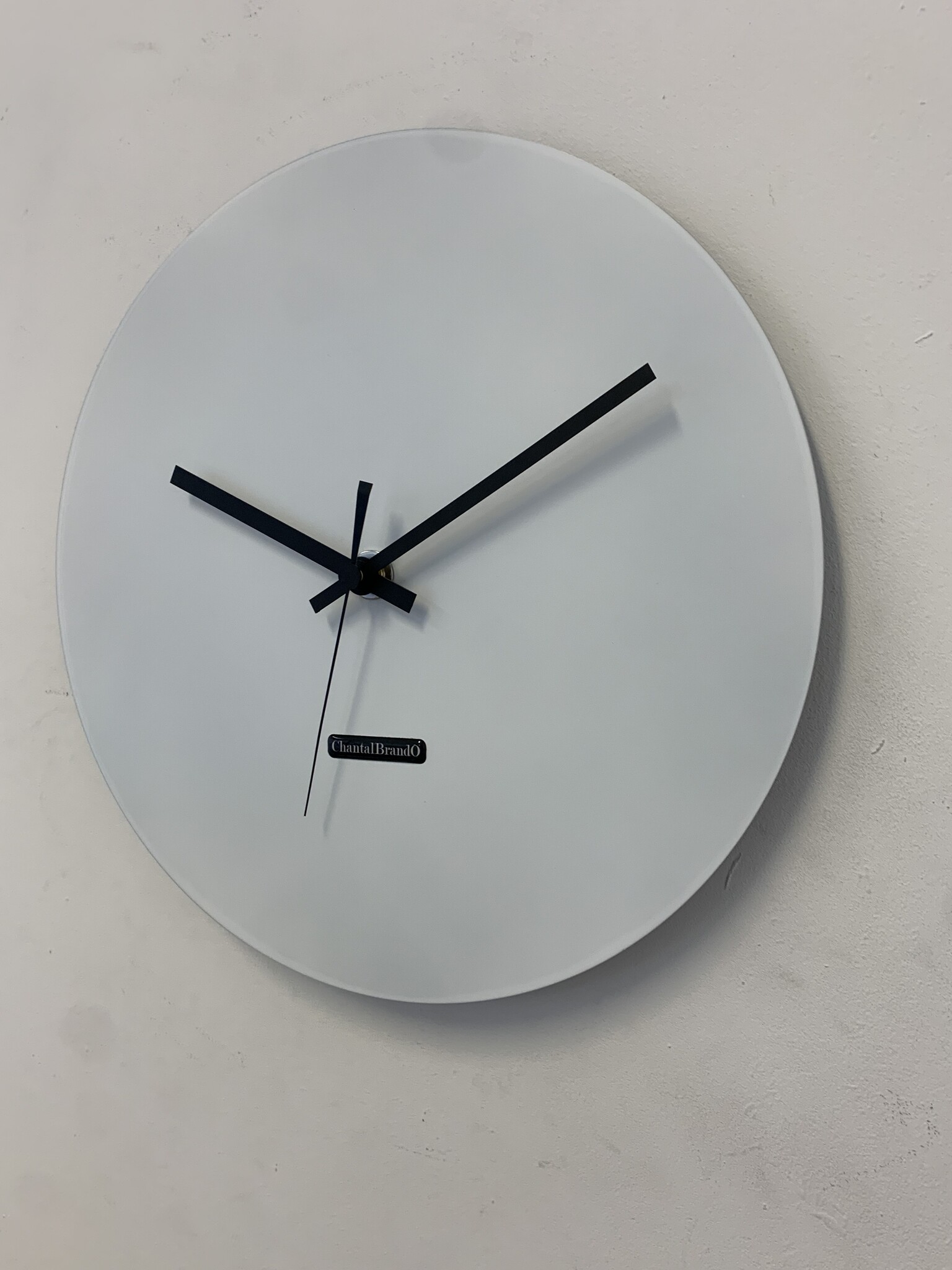 MOSACLOCK WHITE LABEL 34 LABEL Wandklok Modern Industrieel Design WIT