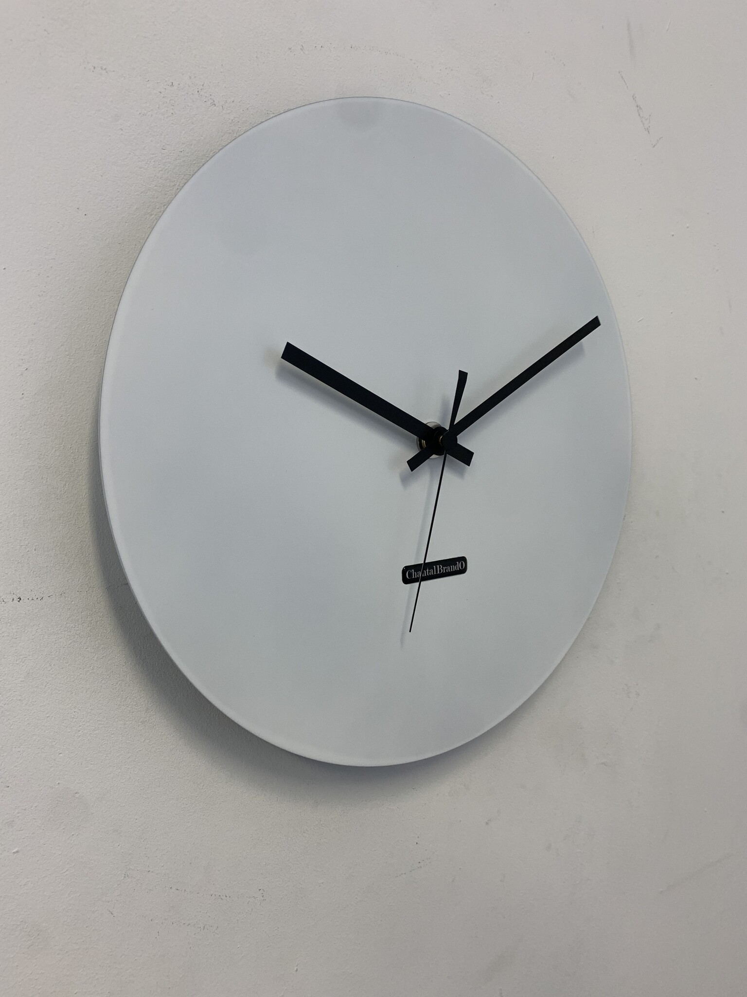 MOSACLOCK WHITE LABEL 34 LABEL Wandklok Modern Industrieel Design WIT