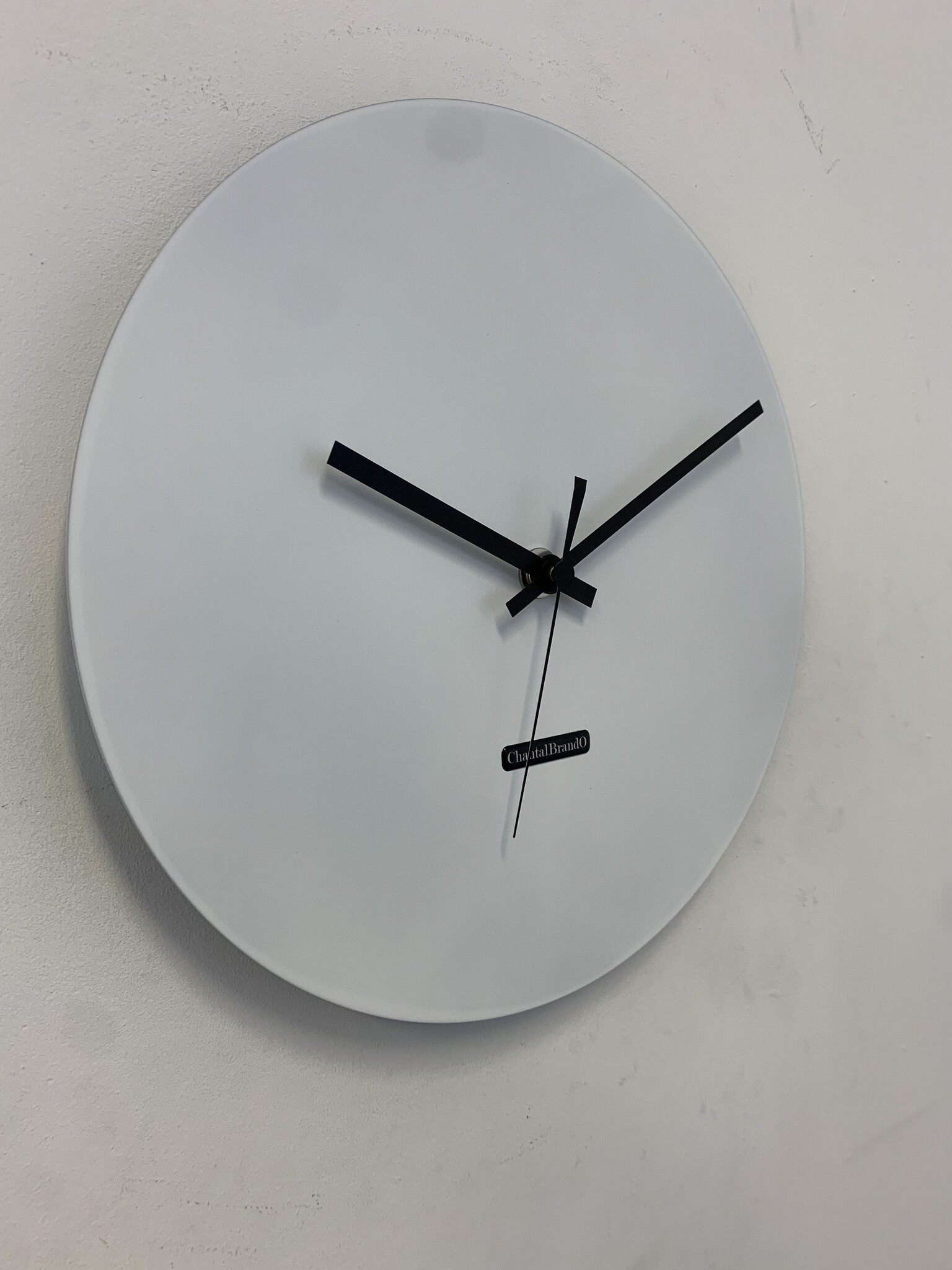 MOSACLOCK WHITE LABEL 34 LABEL Wandklok Modern Industrieel Design WIT