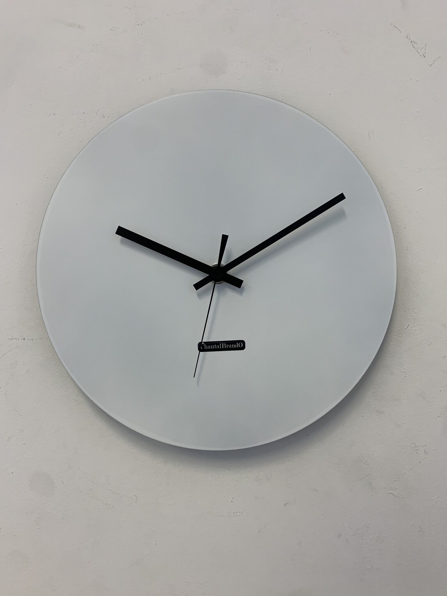 MOSACLOCK WHITE LABEL 34 LABEL Wandklok Modern Industrieel Design WIT