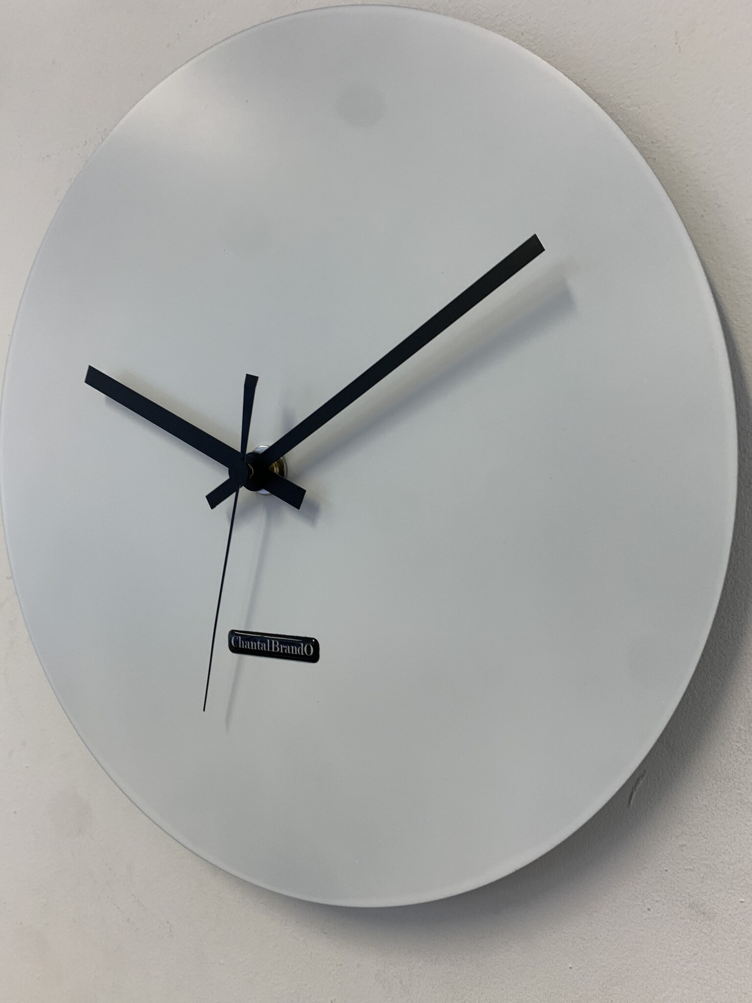 MOSACLOCK WHITE LABEL 34 LABEL Wandklok Modern Industrieel Design WIT