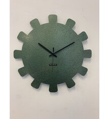 MOSACLOCK GREEN LABEL XL 40 Wandklok Modern Industrieel Design GROEN