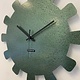 MOSACLOCK GREEN LABEL XL 40 Wandklok Modern Industrieel Design GROEN
