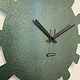 MOSACLOCK GREEN LABEL XL 40 Wandklok Modern Industrieel Design GROEN