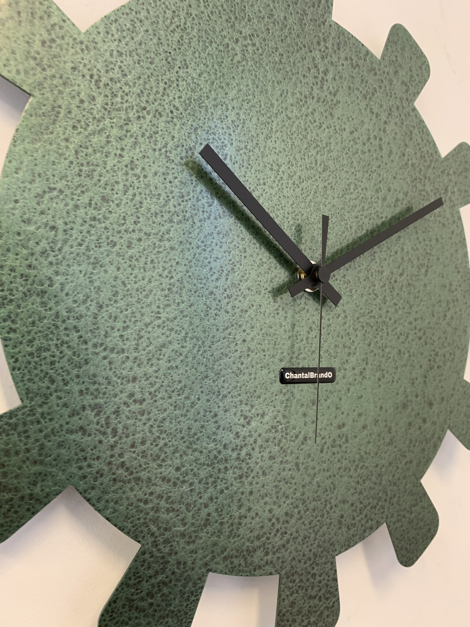 MOSACLOCK GREEN LABEL XL 40 Wandklok Modern Industrieel Design GROEN