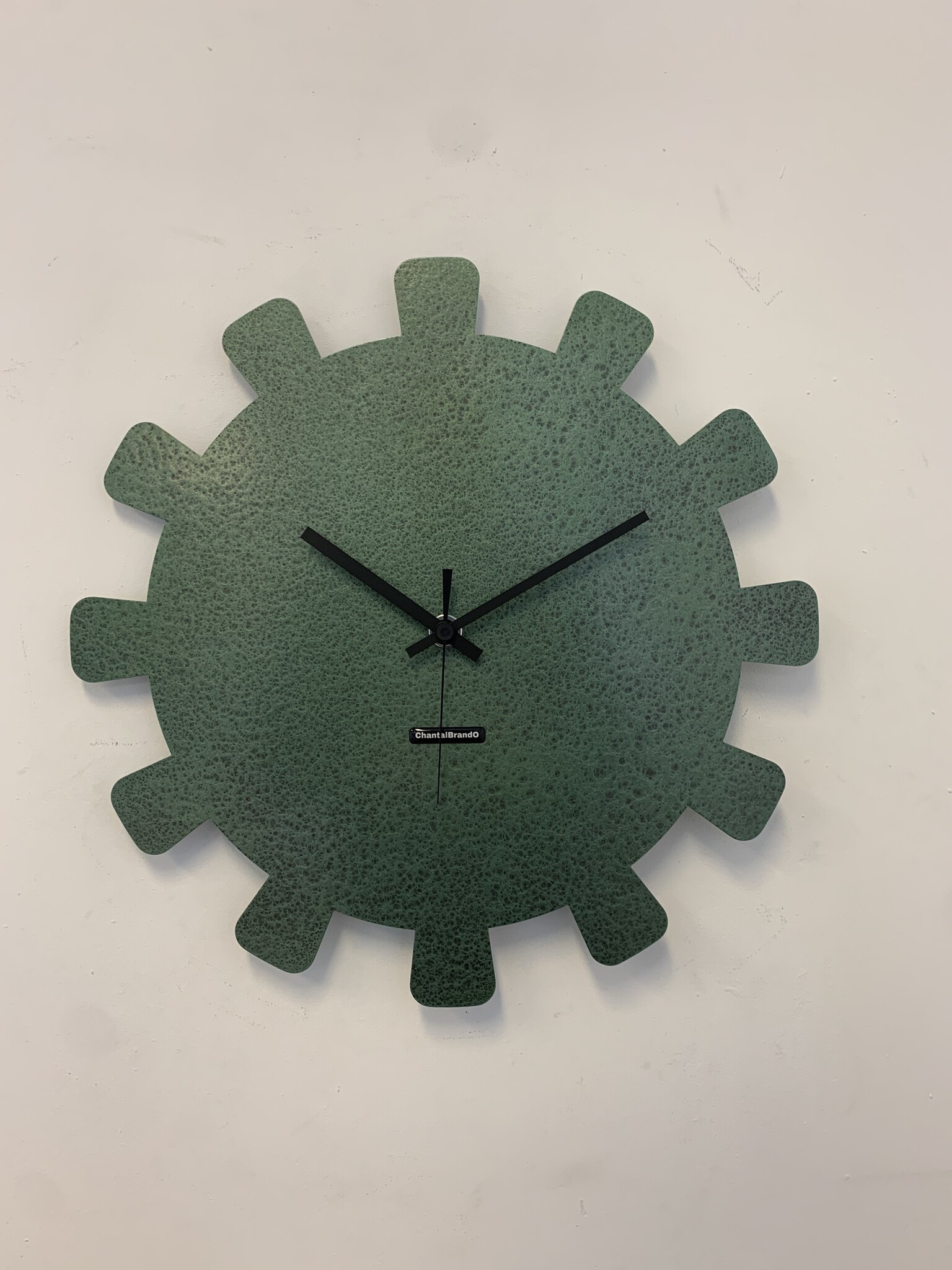 MOSACLOCK GREEN LABEL XL 40 Wandklok Modern Industrieel Design GROEN