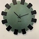 MOSACLOCK GREEN LABEL XL 50 Wandklok Modern Industrieel Design GROEN