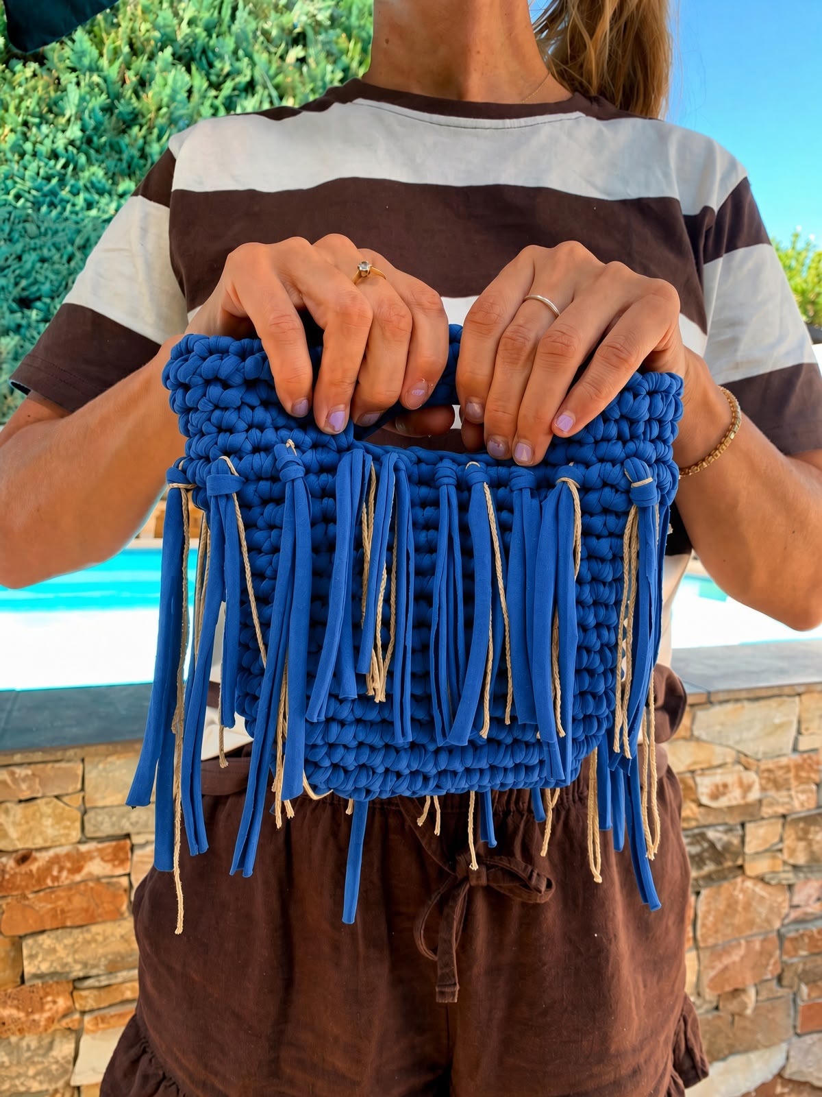 NieKie Bag model IBIZA SUN SET KOBALT BLUE