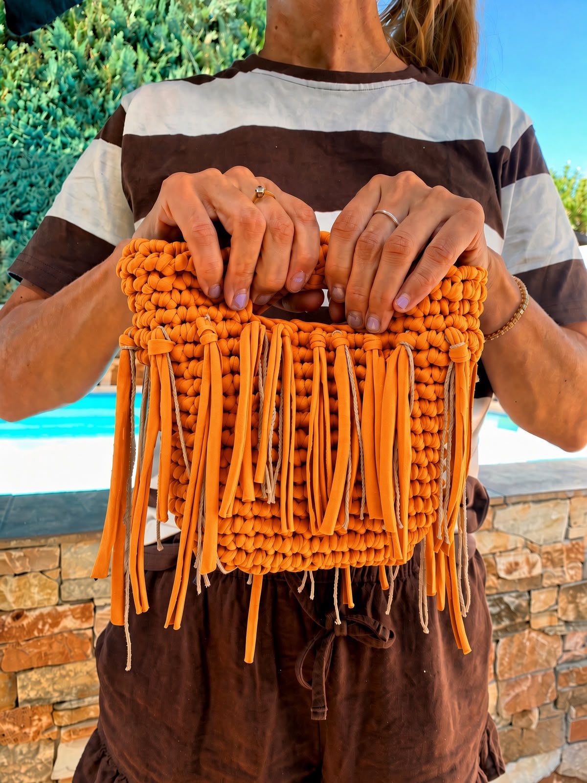 NieKie Bag model IBIZA SUN SET ORANGE