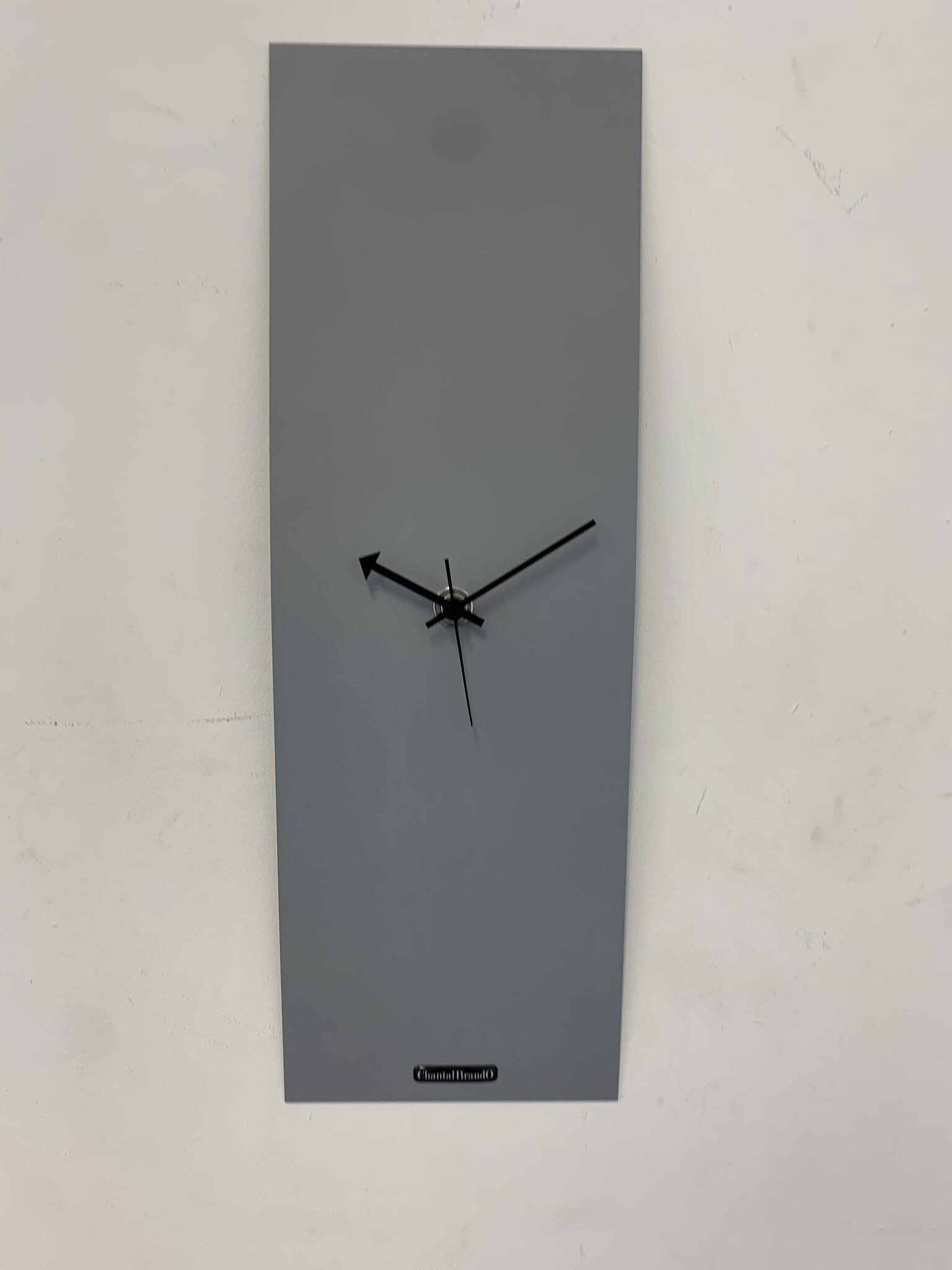 Wandklok Brooklyn New York Modern Design GRIJS
