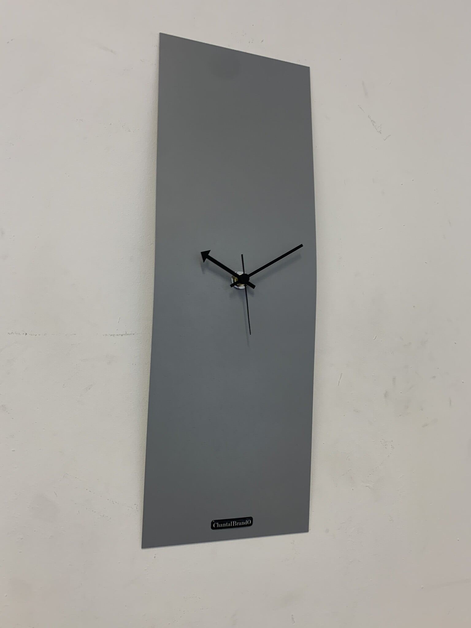 Wandklok Brooklyn New York Modern Design GRIJS
