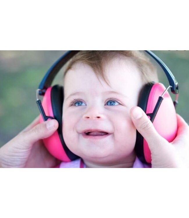 Banz KINDER Gehörschutz Kopfhörer 2-10 Jahre PINK