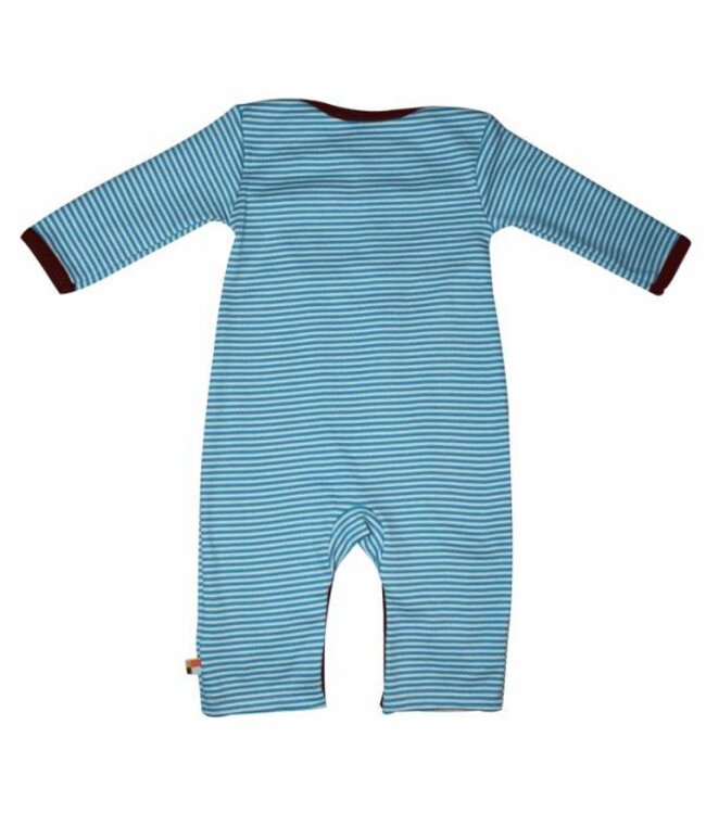 Loud and Proud Overall 530 - Aqua Streifen - Interlock