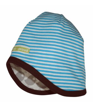 Loud and Proud Wendemütze 724 - Aqua/Stone - Interlock
