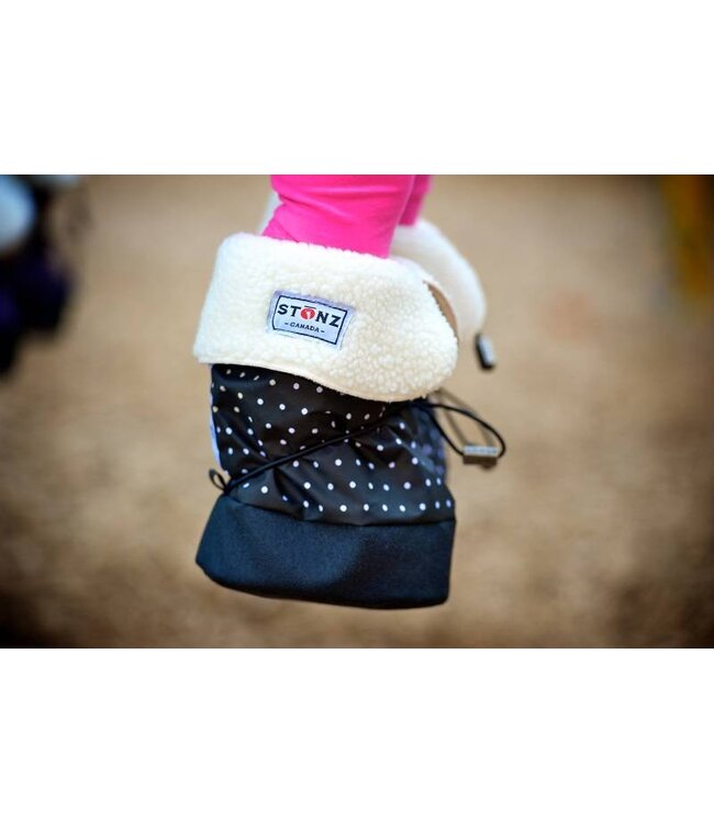 Stonz Booties Polkadot Blue Navy