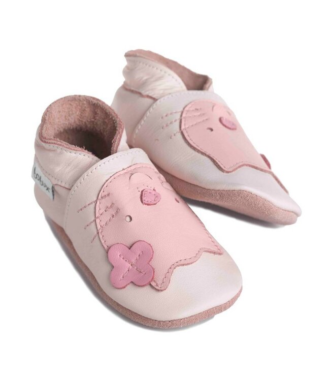 Bobux Lederfinkli Katze pink