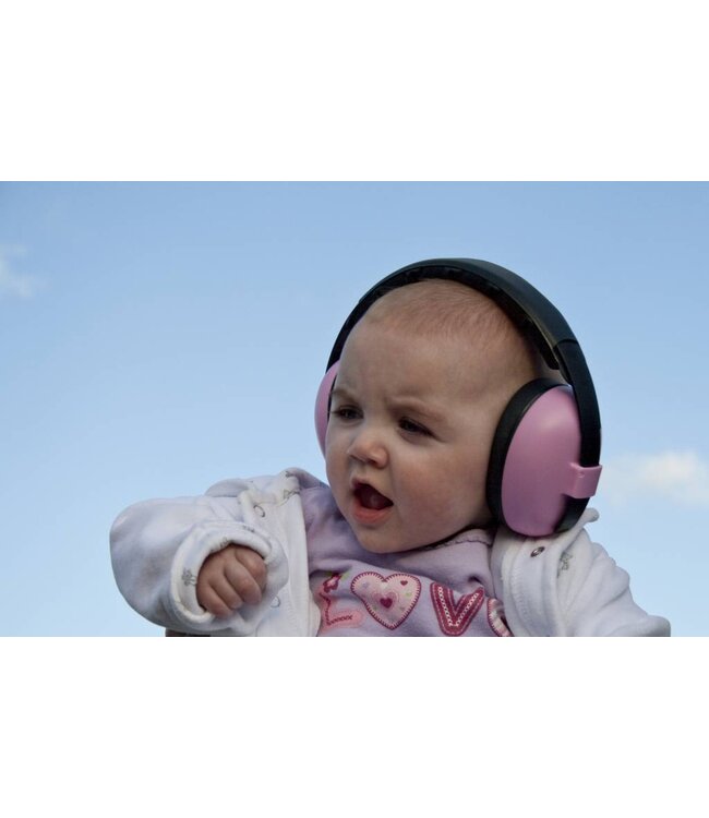 Banz Baby-Gehörschutz (0-2 Jahre), mit extra weichem Kopfbügel - PINK
