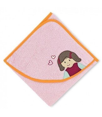 Sterntaler Kapuzenbadetuch 100 x 100 Laura rosa