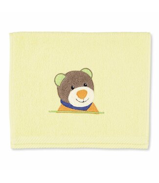 Sterntaler Kinderhandtuch Benno hellgelb
