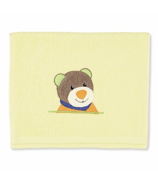Sterntaler Kinderhandtuch Benno hellgelb