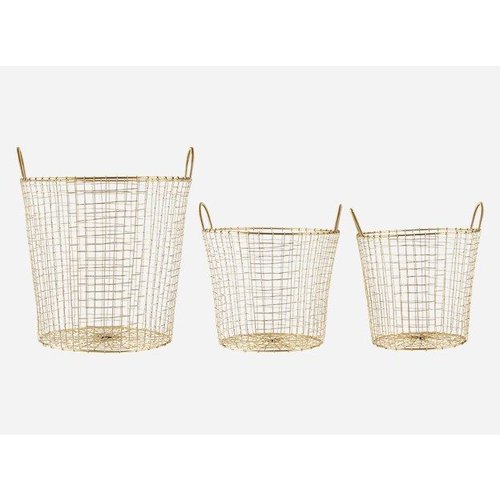 House Doctor Manden set van 3 Messing House Doctor Manden set van 3 Messing