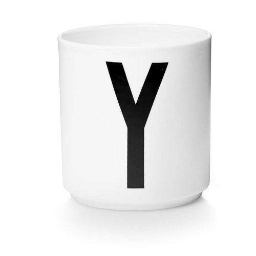 Design Letters Aj porseleinen mok - Y Design Letters Aj porseleinen mok - Y