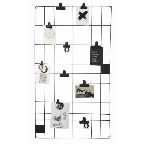 VTwonen memobord draadwerk zwart VTwonen memobord draadwerk zwart