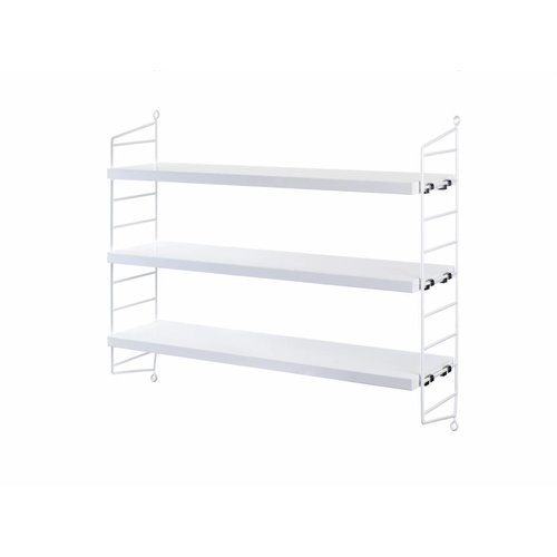 String Furniture: wandrekken & modulair kastensysteem | Nordic Living Pocket White/White String Furniture: wandrekken & modulair kastensysteem | Nordic Living Pocket White/White