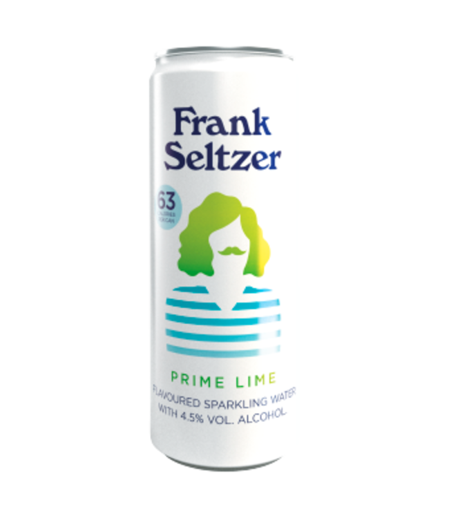 Frank Seltzer Prime Lime Blik 0,25l 12 TRAY