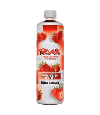 Raak Sirop Fraise Zero  6x0,75ltr