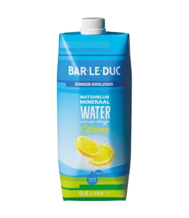 Bar-le-Duc Eau minérale+ Citron 12x0,5ltr