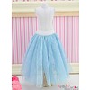 Long Tulle Ball Skirt Blue (Dot)