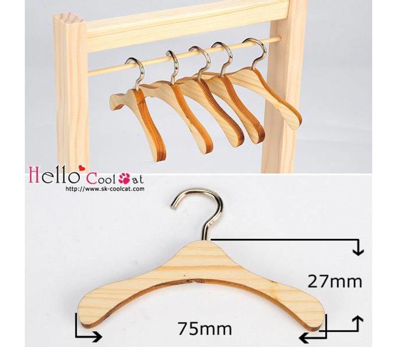 Mini Wooden Clothes Hanger