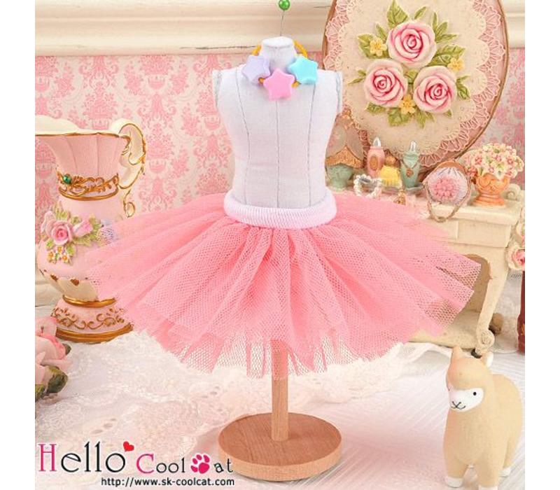 Tulle Ball Mini Skirt Hot Pink