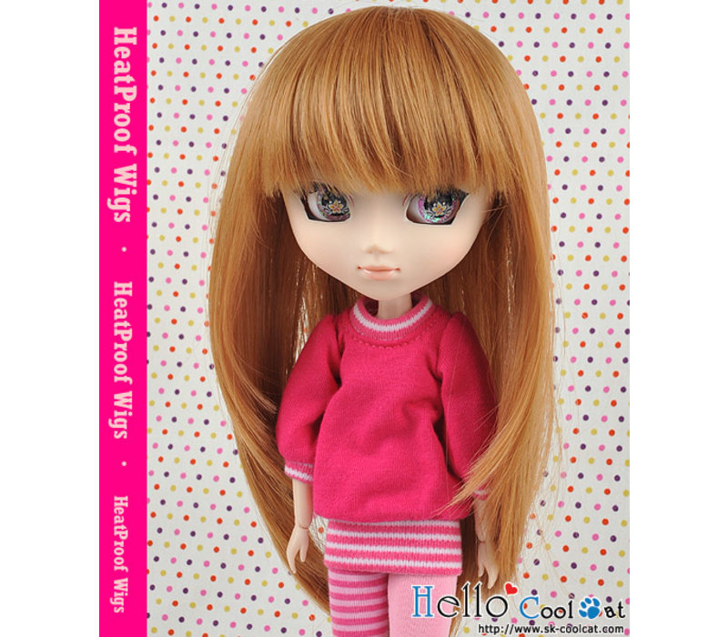 Wig Milk Tea with hair pin 2pcs