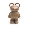 Qualy Qualy Teddybeer schaar- en paperclip houder bruin