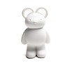 Qualy Qualy Teddybeer schaar- en paperclip houder wit