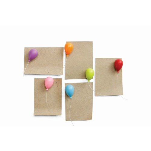 Qualy Balloon Magnets - set van 6 