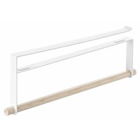 Yamazaki Tosca Kitchen roll holder Wall shelf white/ beech