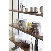 Yamazaki Kitchen Basket L withe