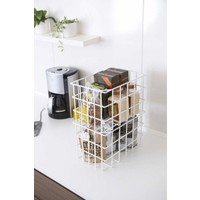 Yamazaki Kitchen Basket L withe